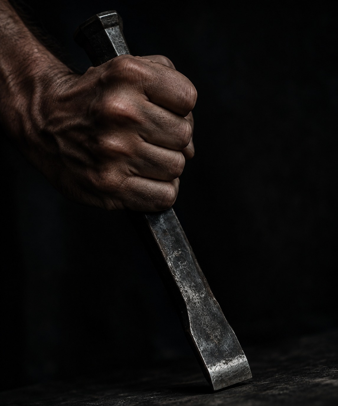 Homem é preso após ameaçar matar a esposa com uma talhadeira